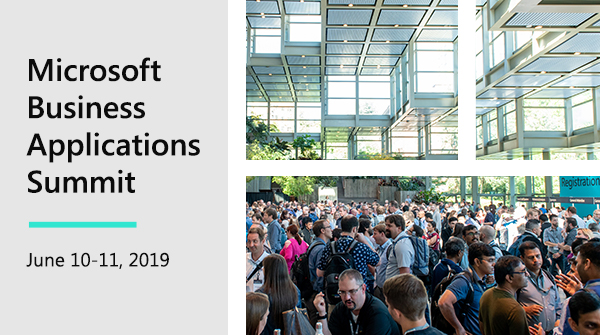 Microsoft Business Applications Summit June 2019 Microsoft Summit many people stand in the lobby